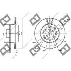 BD1110 DJ PARTS Тормозной диск