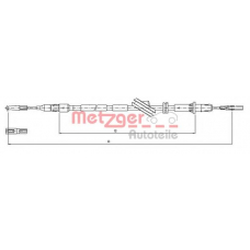 10.9444 METZGER Трос, стояночная тормозная система