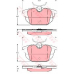 GDB1333 TRW Комплект тормозных колодок, дисковый тормоз