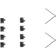 8DZ 355 202-451 HELLA PAGID Комплектующие, колодки дискового тормоза