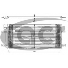 300348 ACR Конденсатор, кондиционер