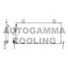 105733 AUTOGAMMA Конденсатор, кондиционер