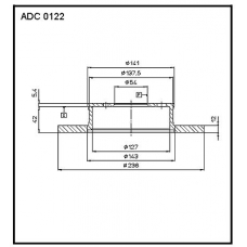 ADC 0122 Allied Nippon Гидравлические цилиндры