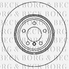 BBD5938S BORG & BECK Тормозной диск