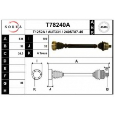 T78240A EAI Приводной вал