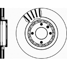 MDC744 MINTEX Тормозной диск