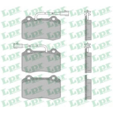 05P1141A LPR Комплект тормозных колодок, дисковый тормоз