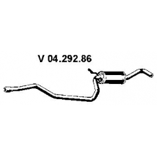 04.292.86 EBERSPACHER Предглушитель выхлопных газов
