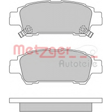 1170519 METZGER Комплект тормозных колодок, дисковый тормоз