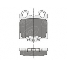 SP 345 SCT Комплект тормозных колодок, дисковый тормоз