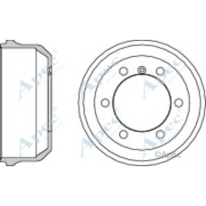 DRM9909 APEC Тормозной барабан
