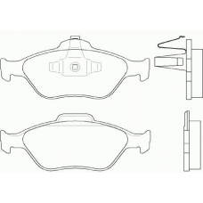 MDK0148 MINTEX Комплект тормозов, дисковый тормозной механизм