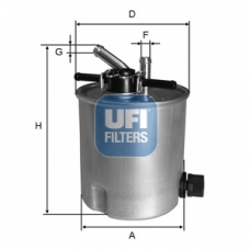 55.394.00 UFI Топливный фильтр