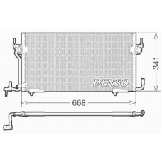 DCN07060 DENSO Конденсатор, кондиционер