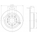 MDC1230 MINTEX Тормозной диск