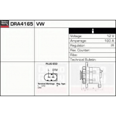 DRA4165 DELCO REMY Генератор