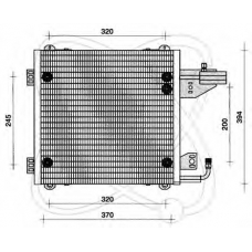 30R0032 ELECTRO AUTO Конденсатор, кондиционер