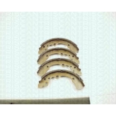 8100 50496 TRISCAN Комплект тормозных колодок