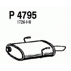 P4795 FENNO Глушитель выхлопных газов конечный