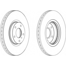 DDF1505-1 FERODO Тормозной диск