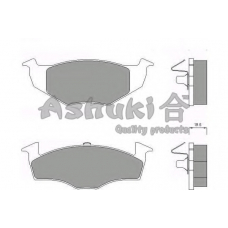QS25-01 ASHUKI Комплект тормозных колодок, дисковый тормоз