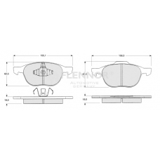 FB210649 FLENNOR Комплект тормозных колодок, дисковый тормоз