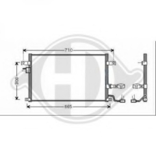 8691200 DIEDERICHS Конденсатор, кондиционер