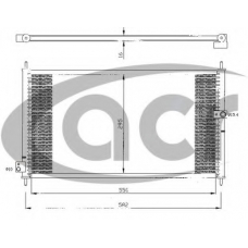 300205 ACR Конденсатор, кондиционер