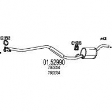 01.52990 MTS Средний глушитель выхлопных газов