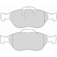 FD6909A NECTO Комплект тормозных колодок, дисковый тормоз