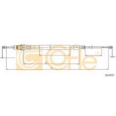 10.4717 COFLE Трос, стояночная тормозная система