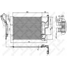 10-45118-SX STELLOX Конденсатор, кондиционер