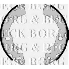 BBS6164 BORG & BECK Комплект тормозных колодок