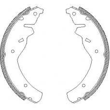4118.00 REMSA Комплект тормозных колодок
