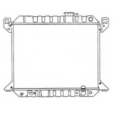 515823 NRF Радиатор, охлаждение двигател
