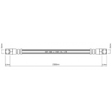 VBH440 MOTAQUIP Тормозной шланг