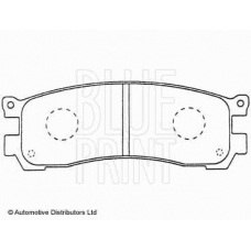 ADM54262 BLUE PRINT Комплект тормозных колодок, дисковый тормоз