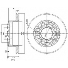 DCR140A DURON Тормозной диск