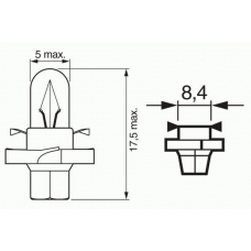 1 987 302 235 BOSCH Лампа накаливания