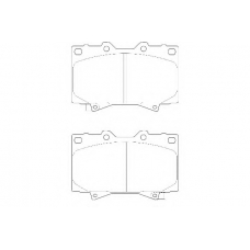 WBP23524A WAGNER LOCKHEED Комплект тормозных колодок, дисковый тормоз