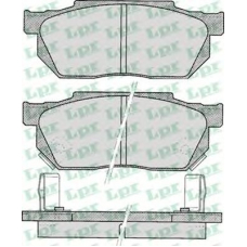 05P322 LPR Комплект тормозных колодок, дисковый тормоз