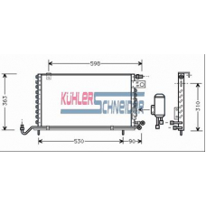 1320301 KUHLER SCHNEIDER Конденсатор, кондиционер