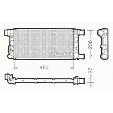 DRM09041 DENSO Радиатор, охлаждение двигателя