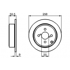 0 986 479 086 BOSCH Тормозной диск