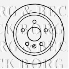 BBD4757 BORG & BECK Тормозной диск