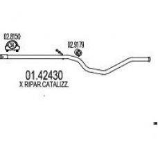 01.42430 MTS Труба выхлопного газа
