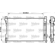 732742 VALEO Радиатор, охлаждение двигателя