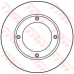 DF1971 TRW Тормозной диск