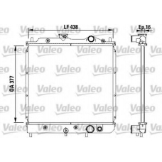 731646 VALEO Радиатор, охлаждение двигателя