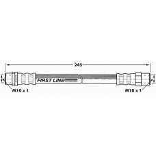 FBH6923 FIRST LINE Тормозной шланг